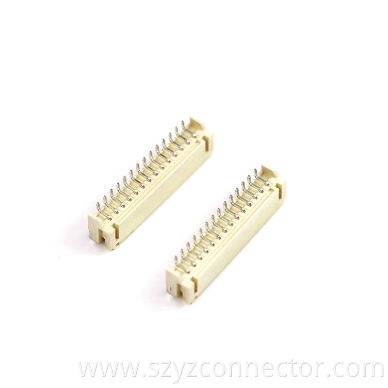 White connector pin holder